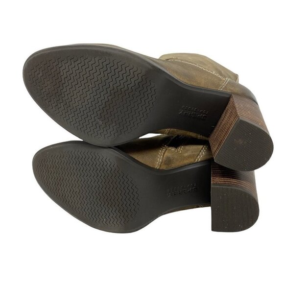 Sperry Top-Sider Womens Dasher Grace Ankle Booties Brown Leather Side Zipper 6 M - Picture 6 of 9